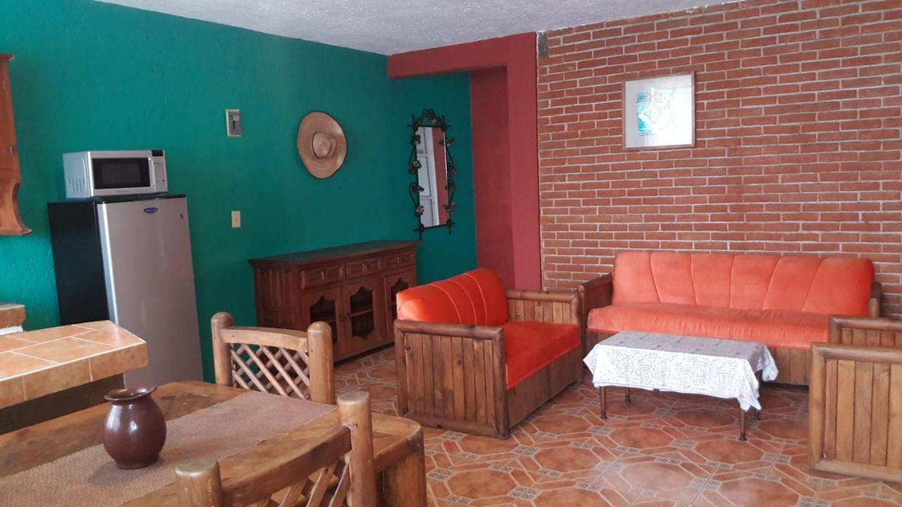 Hotel Las Fumarolas De Don Goyo Чолула Экстерьер фото